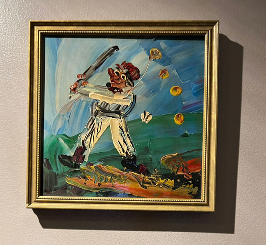 Morris Katz Painting - Baseball Player