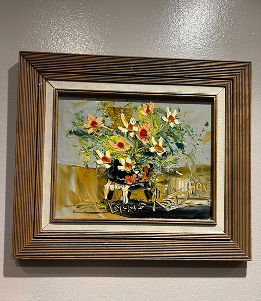 Morris Katz Painting - Bouquet of Daisies