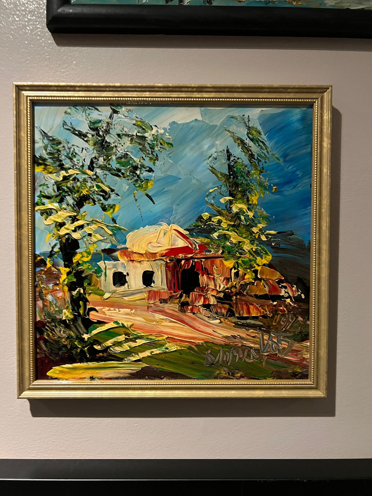 Morris Katz Painting - Lemon Tree House