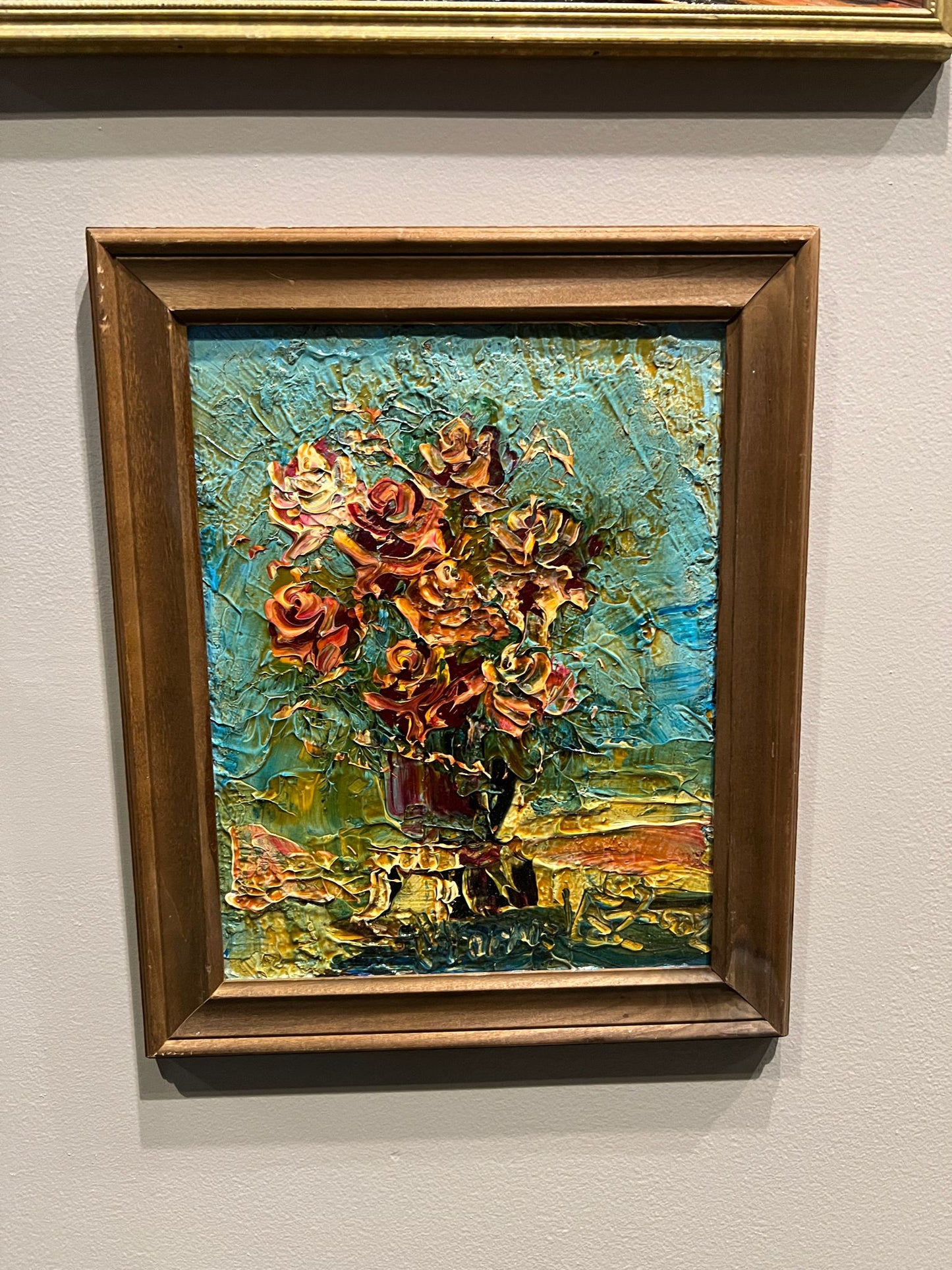 Morris Katz Painting - Bouquet of Roses